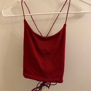 SHEIN Deep Red Camisole Top
